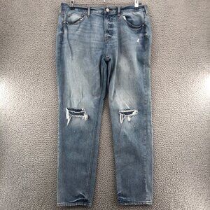 PacSun Jeans Men 36X32 Blue Light Wash Denim Skinny Distressed Comfort Stretch